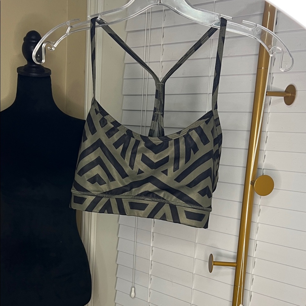 lululemon athletica Black and Gray Sports Bra